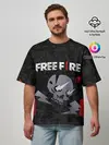 Мужская футболка оверсайз / FREE FIRE