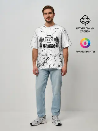 Мужская футболка оверсайз / RAMMSTEIN