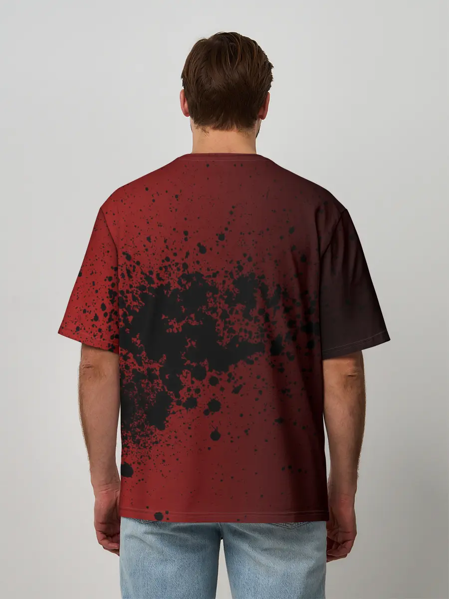 Мужская футболка оверсайз / Хеллсинг/Hellsing