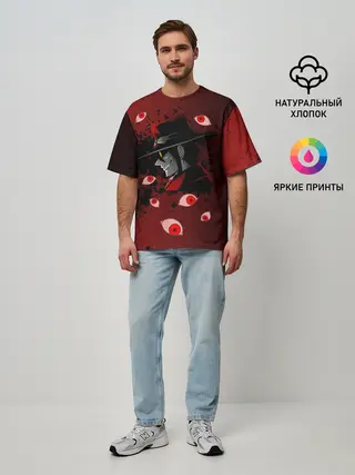 Мужская футболка оверсайз / Хеллсинг/Hellsing