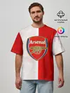 Мужская футболка оверсайз / FC Arsenal 3D