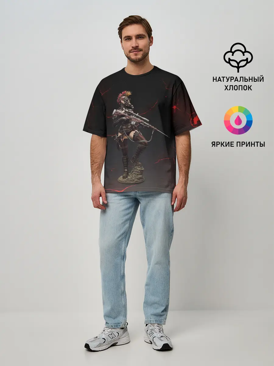 Мужская футболка оверсайз / Стимпанк | Steampunk