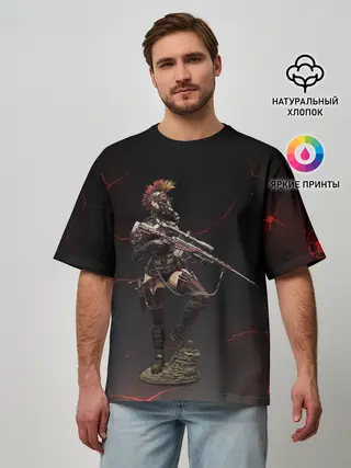 Мужская футболка оверсайз / Стимпанк | Steampunk