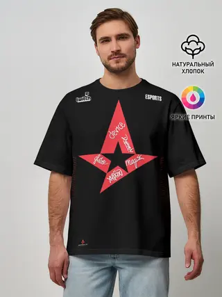 Мужская футболка оверсайз / Astralis
