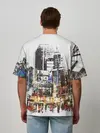 Мужская футболка оверсайз / Мегаполис