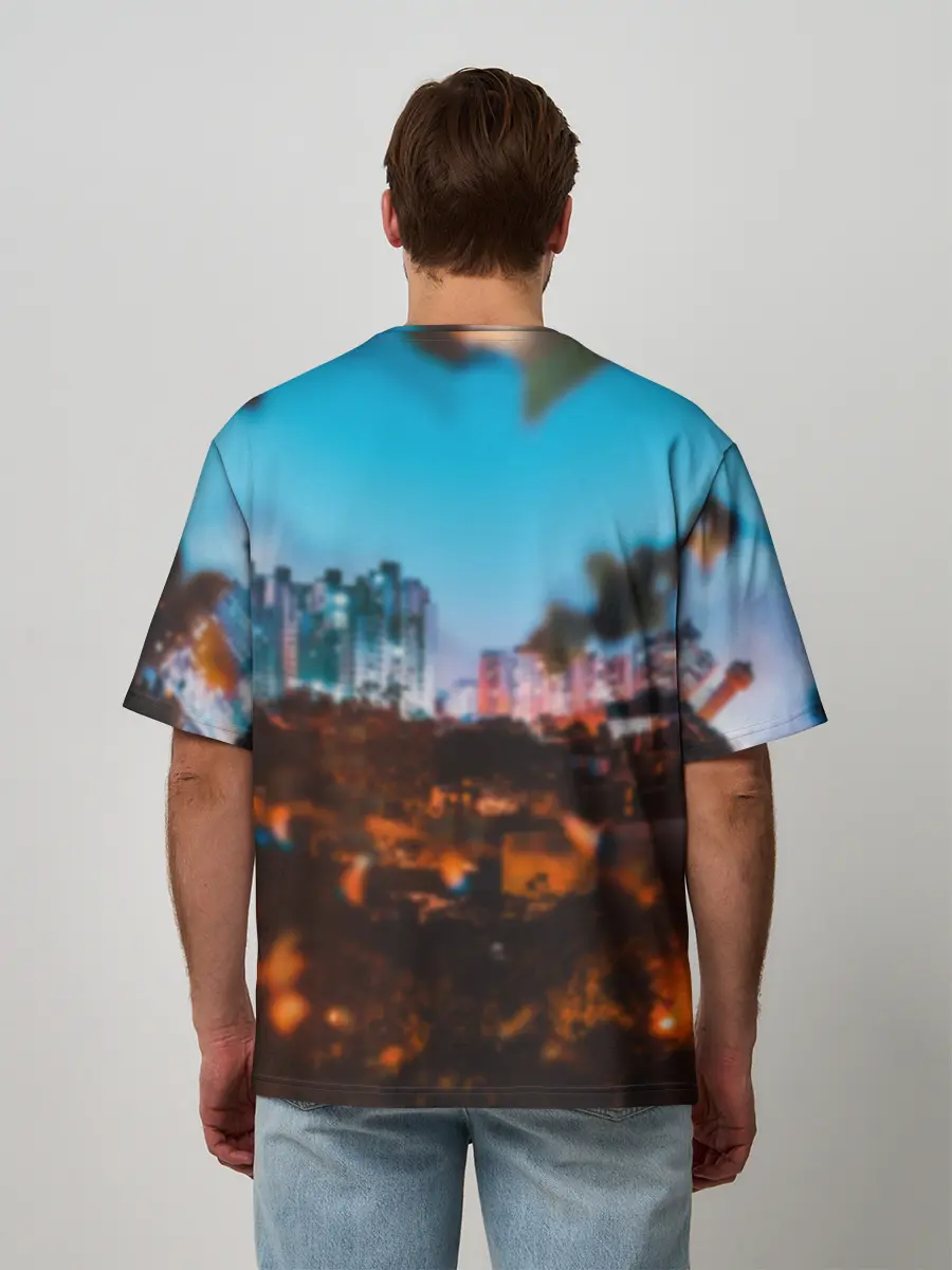 Мужская футболка оверсайз / Футаба Сакура