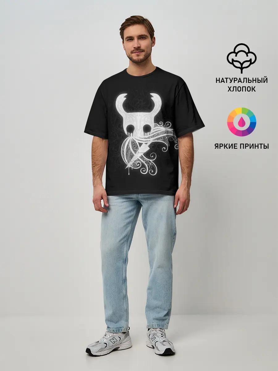 Мужская футболка оверсайз / Hollow Knight