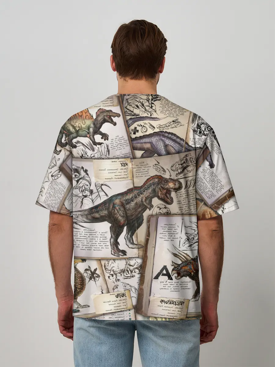 Мужская футболка оверсайз / Ark Survival Evolved