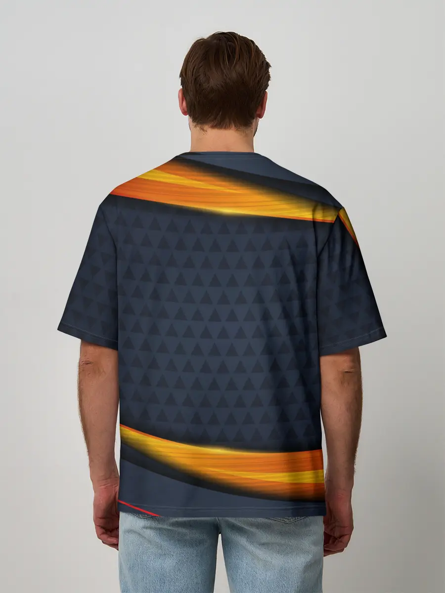 Мужская футболка оверсайз / Sport Dark style