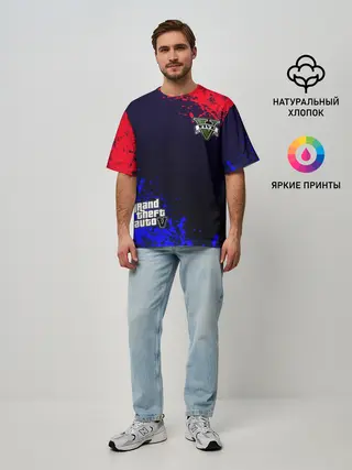 Мужская футболка оверсайз / GTA