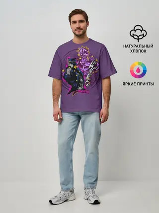 Мужская футболка оверсайз / JoJo Bizarre Adventure
