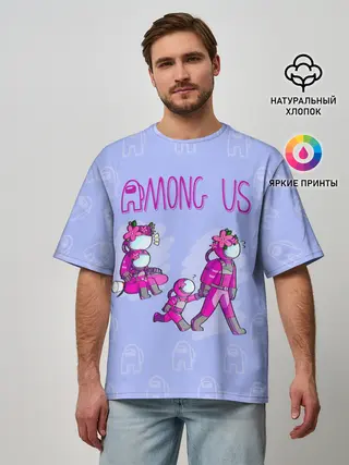 Мужская футболка оверсайз / Among Us