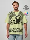 Мужская футболка оверсайз / кельтский узор