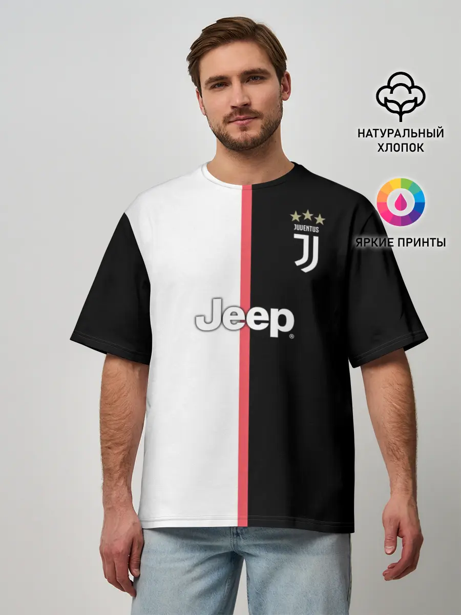 Мужская футболка оверсайз / Форма Ronaldo