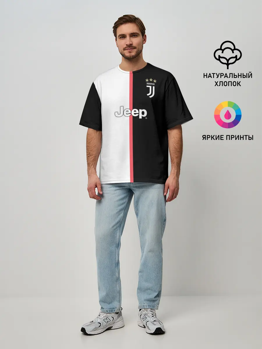 Мужская футболка оверсайз / Форма Ronaldo