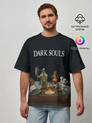 Мужская футболка оверсайз / Bonefire