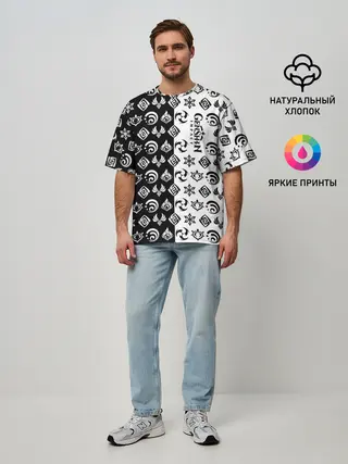 Мужская футболка оверсайз / Genshin Impact