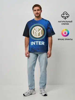 Мужская футболка оверсайз / INTER / Интер