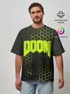 Мужская футболка оверсайз / DOOM