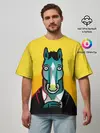 Мужская футболка оверсайз / BoJack Horseman