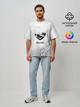 Мужская футболка оверсайз / Токийский гуль
