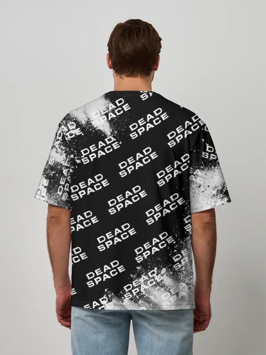 Мужская футболка оверсайз / Dead Space - Exposion