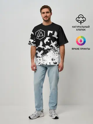 Мужская футболка оверсайз / LINKIN PARK [1]