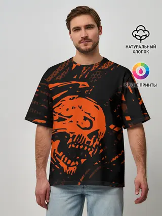 Мужская футболка оверсайз / Without a soul