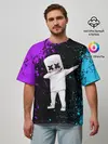 Мужская футболка оверсайз / MARSHMELLO