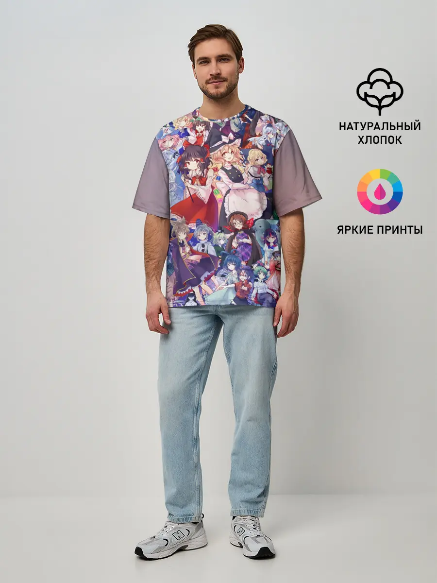Мужская футболка оверсайз / Touhou