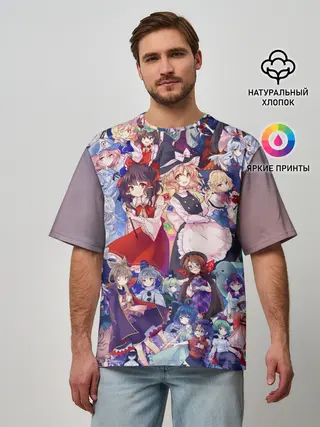 Мужская футболка оверсайз / Touhou