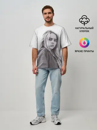 Мужская футболка оверсайз / BILLIE EILISH