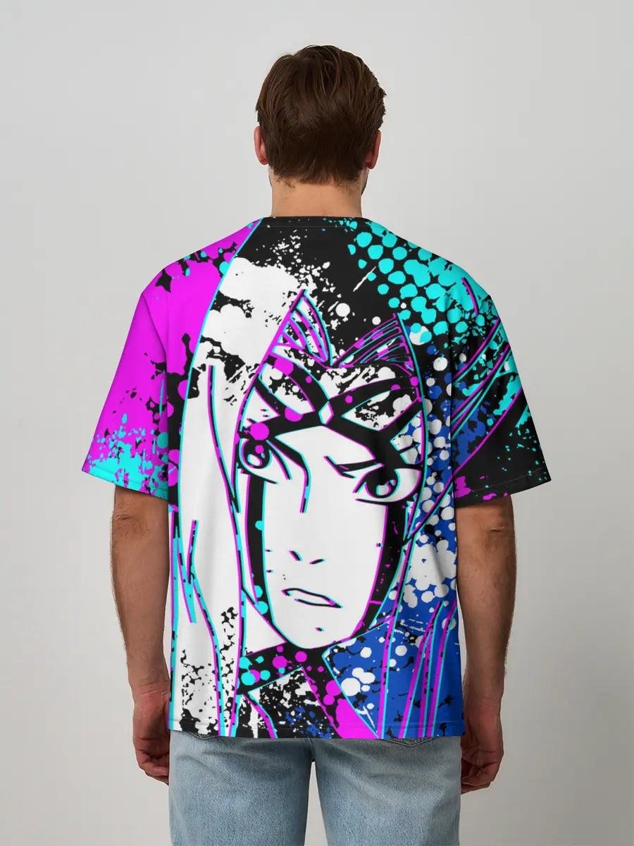 Мужская футболка оверсайз / Цунаде