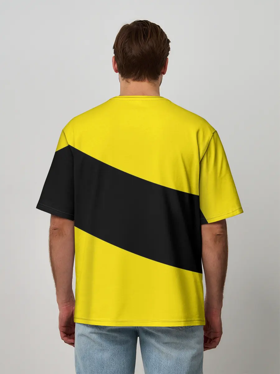 Мужская футболка оверсайз / Питтсбург Пингвинз