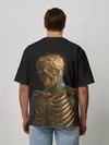 Мужская футболка оверсайз / Скелет В Золоте