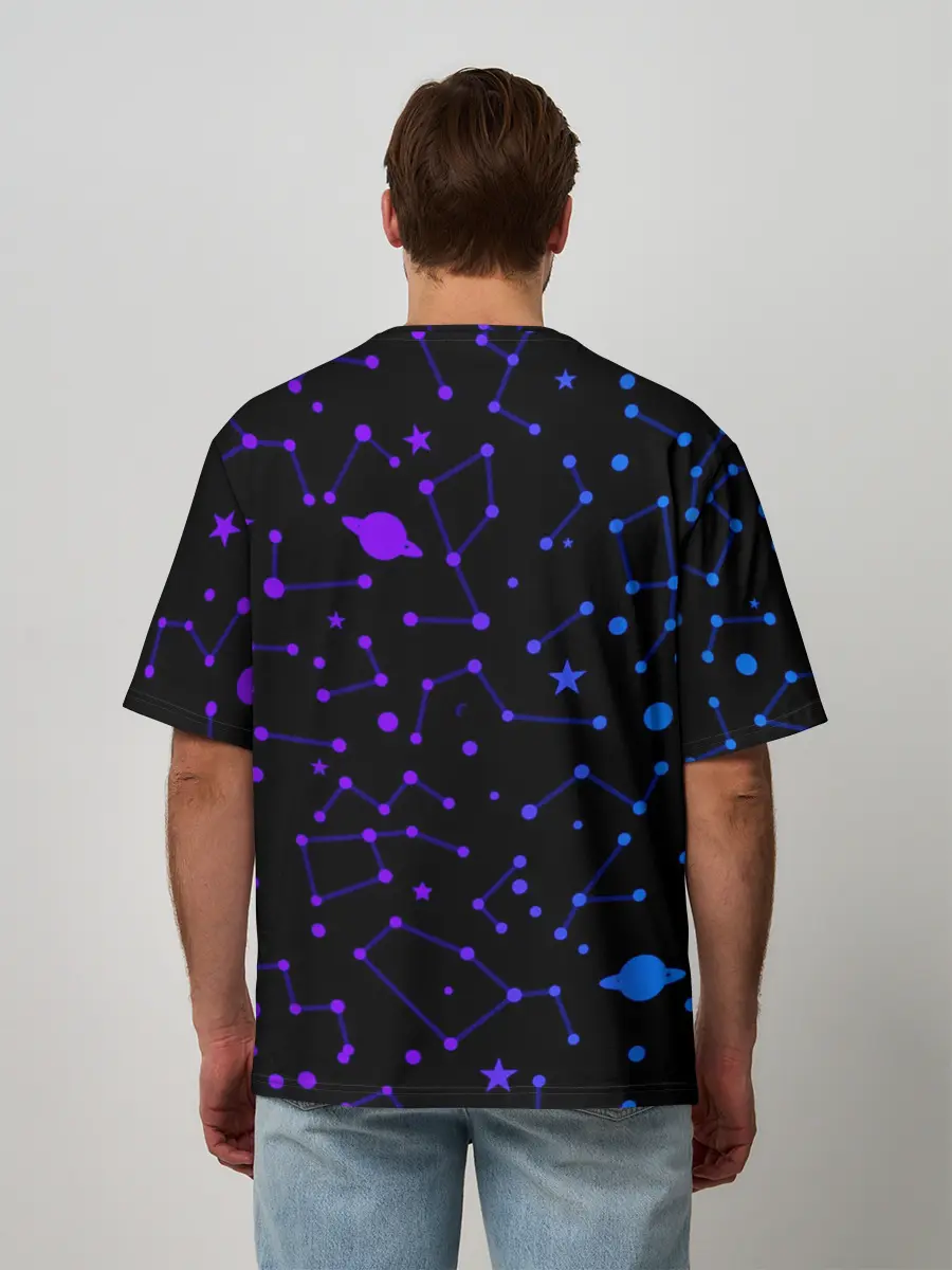 Мужская футболка оверсайз / AMONG US | ROCKET