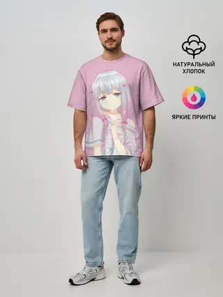 Мужская футболка оверсайз / Izumi