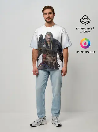 Мужская футболка оверсайз / Викинг из Вальгаллы