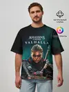 Мужская футболка оверсайз / Assassins Creed, Valhalla