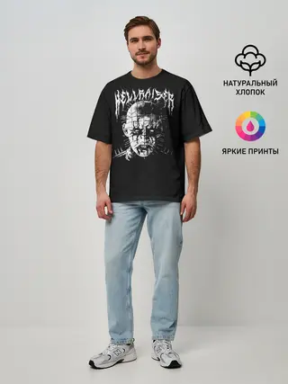 Мужская футболка оверсайз / Hellraiser