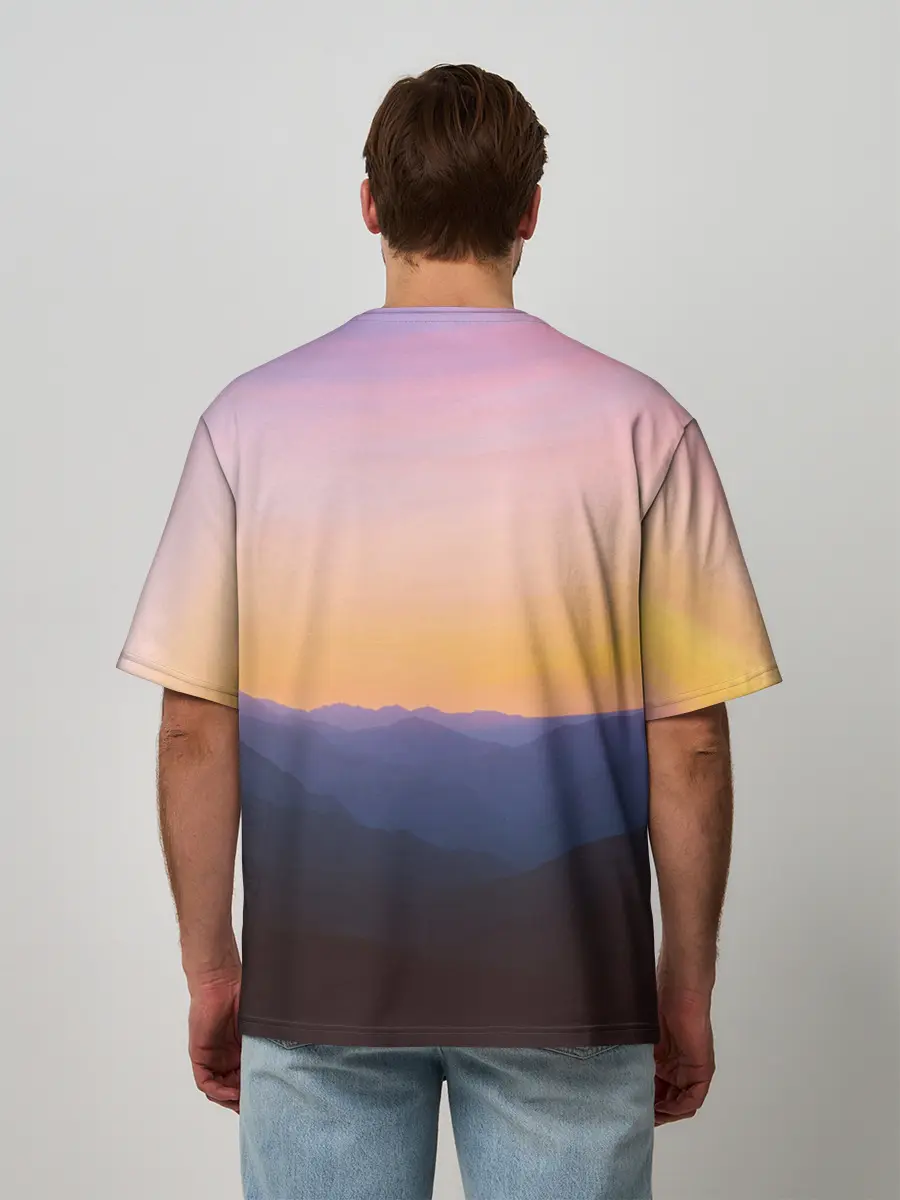 Мужская футболка оверсайз / Я В МОМЕНТЕ | MOMENTUS