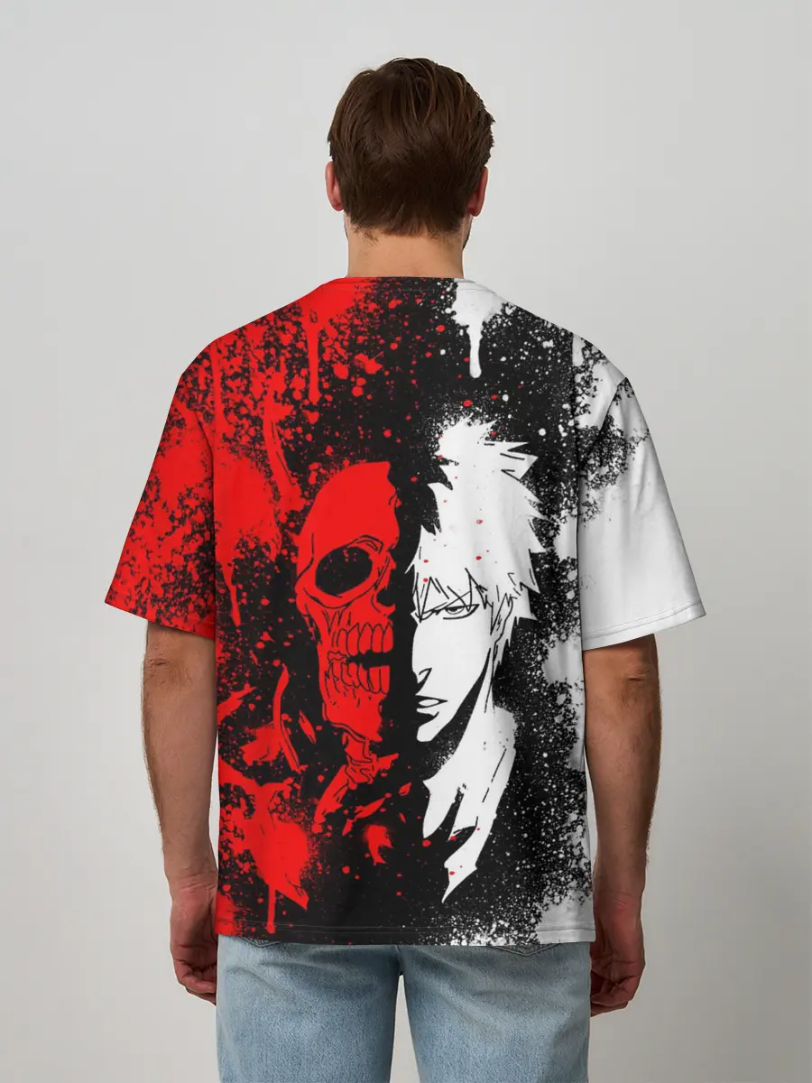 Мужская футболка оверсайз / ИЧИГО БЛИЧ | ICHIGO BLEACH