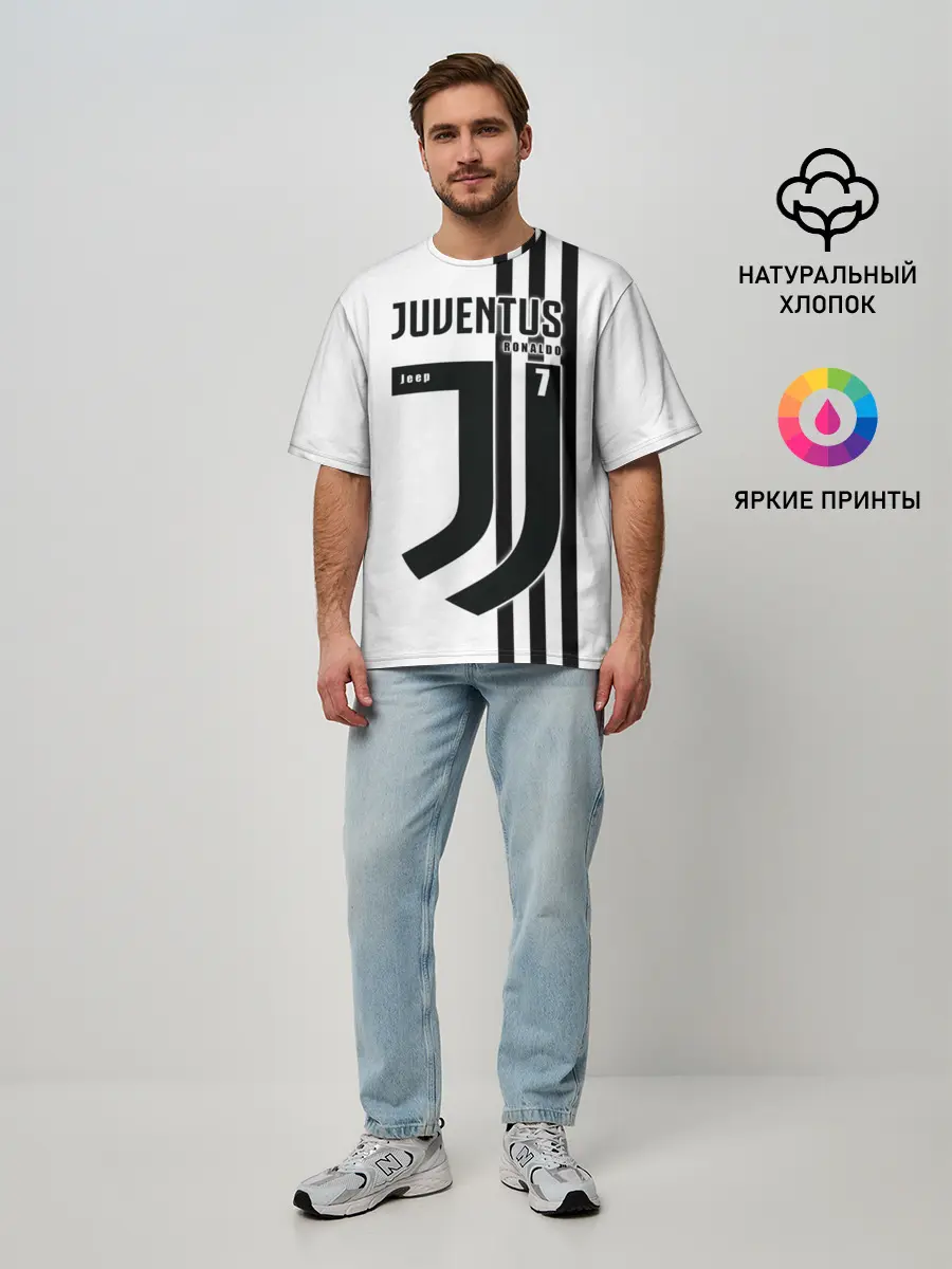 Мужская футболка оверсайз / Personal form Ronaldo