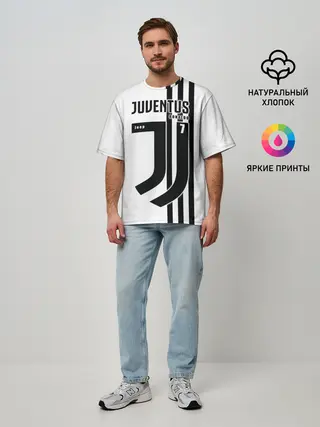 Мужская футболка оверсайз / Personal form Ronaldo