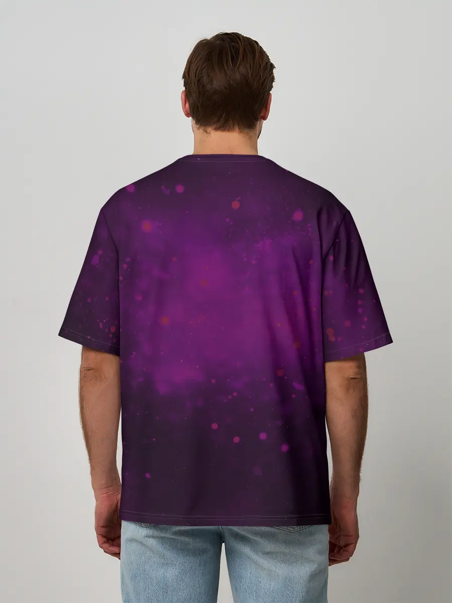 Мужская футболка оверсайз / BILLIE EILISH | GLITCH