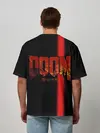 Мужская футболка оверсайз / Doom | Rip and Tear