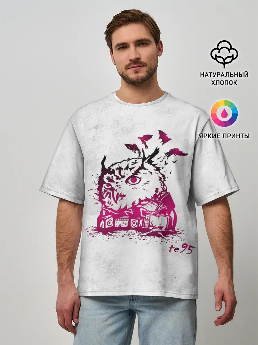 Мужская футболка оверсайз / Three Days Grace