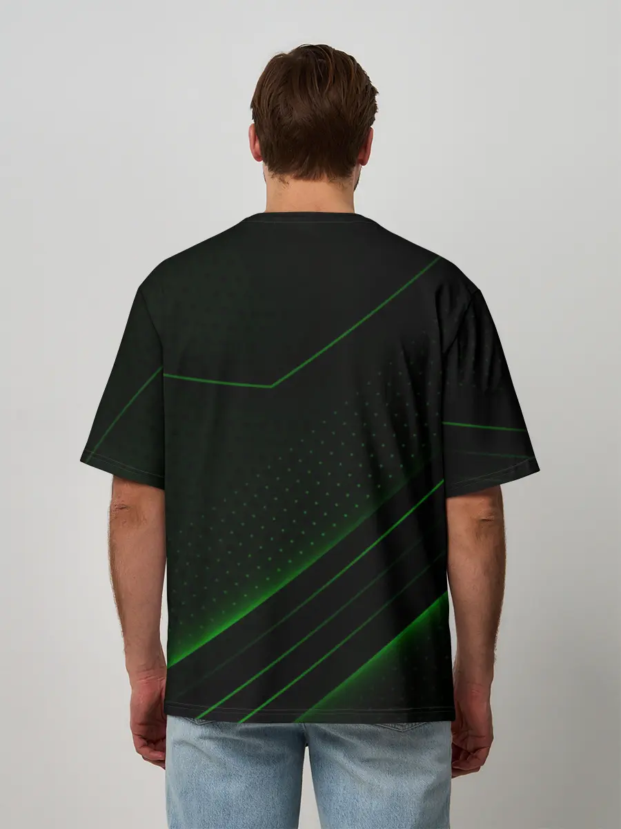 Мужская футболка оверсайз / Шкода, авто