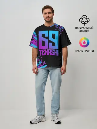 Мужская футболка оверсайз / SIX NINE 69