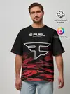 Мужская футболка оверсайз / Faze clan - Jersey pro 2019